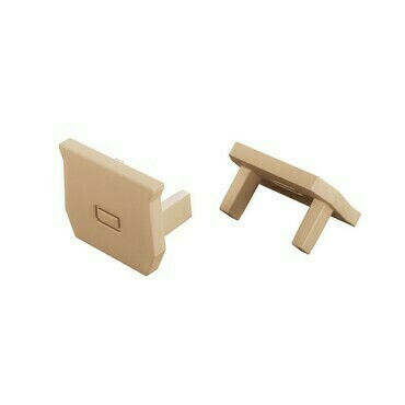 Koncovka profilu GREENLUX EC-PROFIL AXEL 2IN1 LIGHT IVORY  (12-1518-01)