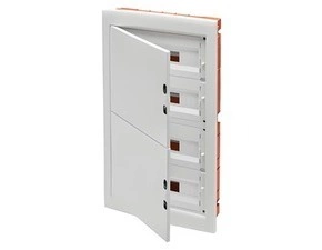 Rozvaděč zapuštěný GEWISS GW40891BD, 72m (18x4) ip40, bílá, 2ks svorkovnice n/pe