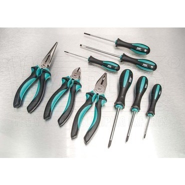 wpr10197 251-TLR-1 9-dílná sada profi nářadí "TAYLOR" (šrb.:ploché:2.5+4.0+5.5,PH0+1+2,kleště:štípac