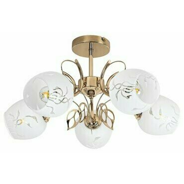 Svítidlo stropní RABALUX 5099 FAUNA zlatá E27 5x MAX 40W