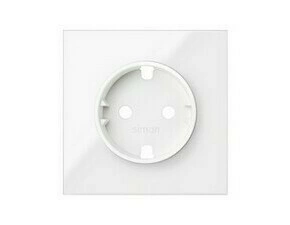 Kryt zásuvky SIMON 10000041-130, Schuko, bílá