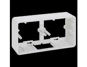 Krabice nástěnná SIMON R450/9, 2 násobná Simon K45, na 2 moduly K45, bílá