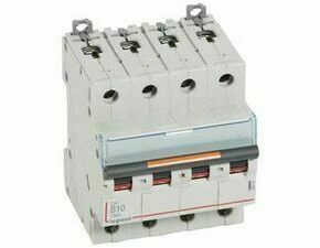 Jistič čtyřpolový LEGRAND 409741 DX3 4P B10 25KA