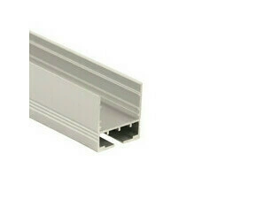 Profil závěsný MC LED ZN, 23x25 mm, bez difuzoru, 2 m