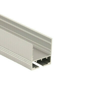 Profil závěsný MC LED ZN, 23x25 mm, bez difuzoru, 2 m