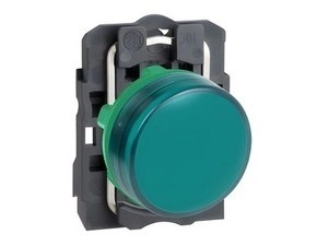 Signálka s LED SCHNEIDER XB5AVM3, 230.....240V, zelená