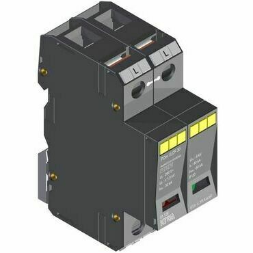 SEZ POm I LCF 30 Přepěťová ochrana POm I LCF 30 kA 280 V/30 kA, modulární, monoblok, B+C+D