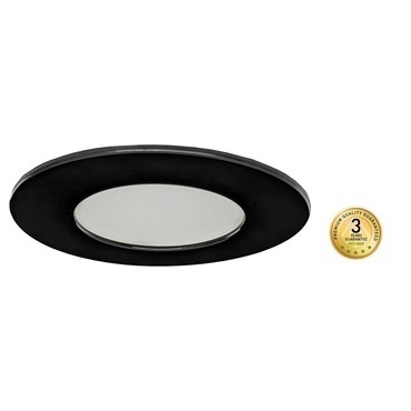 LED svítidlo vestavné GREENLUX LED BONO-R BLACK 5W 3CCT