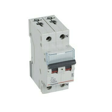 Jistič dvoupolový LEGRAND 404191 TX3 1+N C32 10000A
