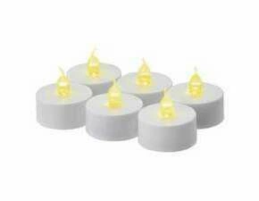 EMOS DCCV11 6LED SET WH TEA FLICKER VNT