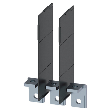 OEZ 3VA9213-0QG00 3VA9213-0QG00 Připojovací sada zadní přívody - pravoúhlé, Cu/Al pasy / kabelová ok