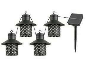 Solární svítidlo Ximpu černá LED 0,1W RABALUX 77003