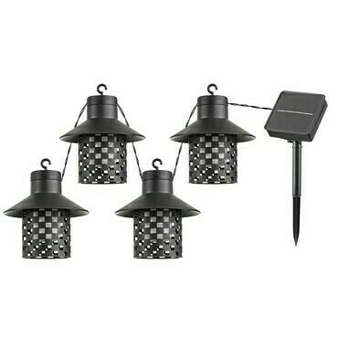 Solární svítidlo Ximpu černá LED 0,1W RABALUX 77003