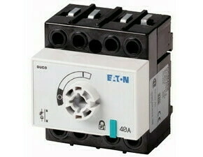 EATON 1314113 DCM-40/4-SK+FM Odpínač DUCO, 40A, 4 pól, čelní montáž, bez ovládací páky