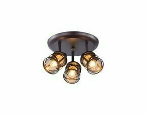 Svítidlo RABALUX 5337 OBERON hnědá E14 3x MAX 40W