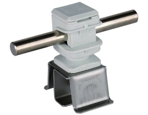 DEHN 204049  Podpěra vedení ZIEGELsnap, nerez, 4-16mm s PV snap, plast šedý, H 16mm, pro prům. 8 DEH DEHN