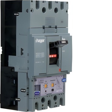 HAG HMW250JR Kompaktní jistič h3+ P630 LSI 50 kA, 3-pólový, In 250 A