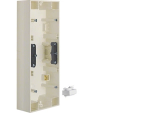 HAG 10438982 Krabice, 3-násobná na omítku, Berker S.1, krémová, lesk