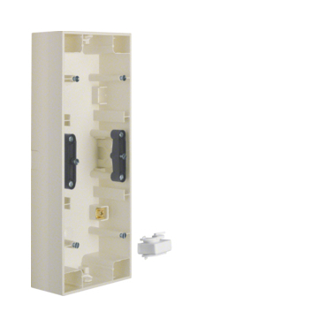 HAG 10438982 Krabice, 3-násobná na omítku, Berker S.1, krémová, lesk