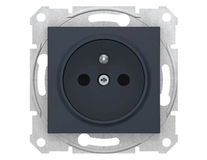 SCHN SDN2800770 Zásuvka 2P+PE bezšroubová clonky, graphite