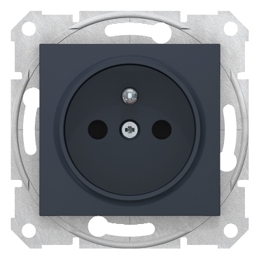 SCHN SDN2800770 Zásuvka 2P+PE bezšroubová clonky, graphite