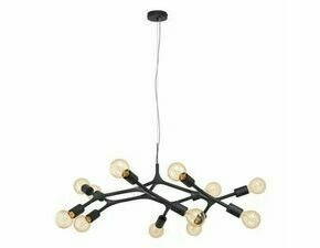 Svítidlo závěsné EGLO HL 12 E27 SCHWARZ BOCADELLA