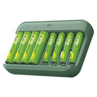 Nabíječka baterií GP B58829 CHARGE & SAVE + 4×AA 1300 + 4×AAA 650