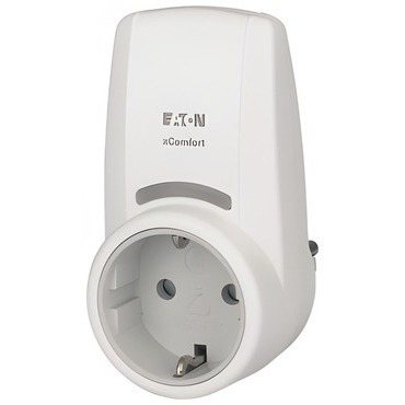 EATON 195168 CSAP-01/F5-12E RF Přenosná zásuvka se spínacím aktorem 12 A / 230 V AC, Schuko, měření