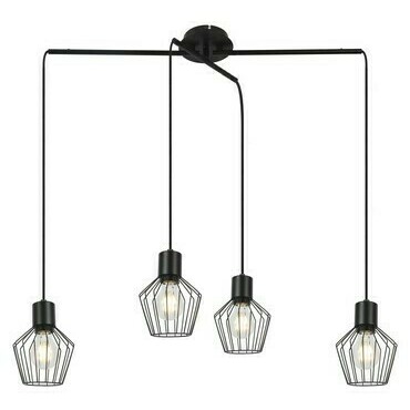 Závěsné svítidlo Belano černá E27 4×40W RABALUX 3540