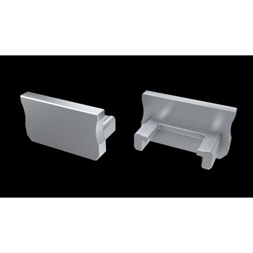 Koncovka profilu GREENLUX EC-PROFIL A GRAY (12-0014-01)