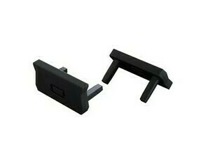 Koncovka profilu GREENLUX EC-PROFIL ATOM 2IN1 BLACK  (12-1542-01)