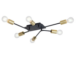 Svítidlo stropní RABALUX 2103 LANNY černá E27 6x MAX 15W