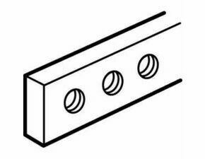 LEG 037389 CU PŘÍPOJNICE 12X4 160A 0,99M