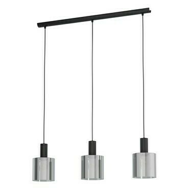 Svítidlo závěsné EGLO HL 3 E27 SCHWARZ SW-TRANSP.GOROSIBA