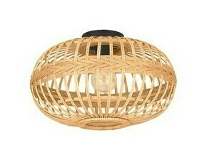 Svítidlo stropní EGLO DL 1 E27 BAMBUS SCHWARZ AMSFIELD