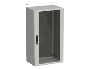 Rozvaděč nástěnný SOLARIX LC-20-24U-64-12-G, 19", 24U, 600x400 mm, skleněné dveře, zámek, venkovní