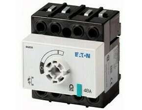 EATON 1314112 DCM-40/1-SK+FM Odpínač DUCO, 40A, 3+N pól, čelní montáž, bez ovládací páky