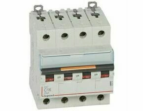 Jistič čtyřpolový LEGRAND 409794 DX3 4P C16 25KA