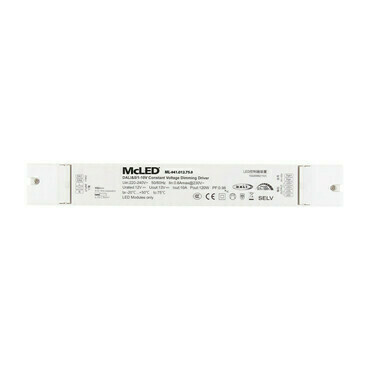 LED driver napěťový MC LED 120W, DC 12V/10A, IP20, řízení DALI, 0/1-10V a tlačítko