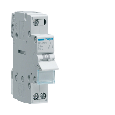 HAG SFH125 Přepínač (I-II) 1P / 25A - výstupní kontakt horem