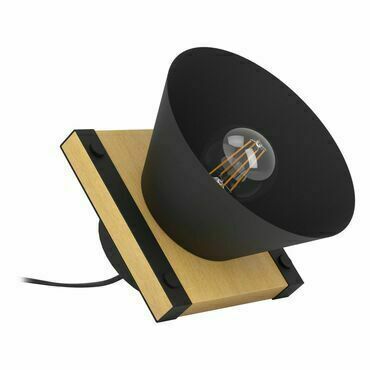 Svítidlo stolní EGLO TL 1 E27 SCHWARZ HOLZ MACCLES