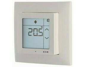 EATON 187712 CPAD-00/198 RF dotykový pokojový termostat 0-40°C s vlhkoměrem 10-95% teplo.vstup, komp