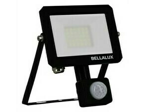 Venkovní LED reflektor se senzorem VITAL, 20W, Denní bílá, Černý