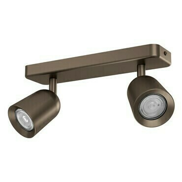 Bodové svítidlo CAMALDOLI tmavá bronzová 300×45 mm 2x10W EGLO