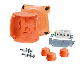 HEN FK 0404 Krabicová rozvodka se zachováním funkčnosti se svorkovnicí 4 mm2, Cu