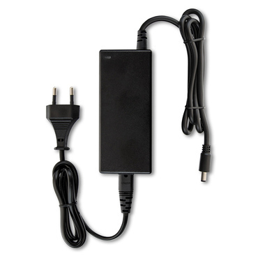 Adaptér napájecí MC LED adaptér 60W, DC 24V/2,5A, IP20, černý plast, s vidlicí