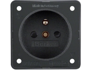 HAG 961952505 Zásuvka se zemnicím kolíkem a dětskou pojistkou, 16 A, 250 V~, šroub. svorky, Integro