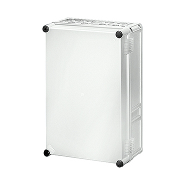 HEN Mi 9301 Prázdná rozvodnice s neprůhledným víkem na pantech, IP 65, vnější rozměry (š-v-h) 300x45
