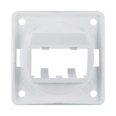 HAG 945592509 Deska, nosná pro 2 moduly MINI-COM, Integro přístroje, bílá, lesk