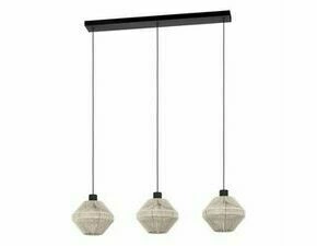 EGLO HL/3 E27 SCHWARZ/FÄDEN CREME 'MIDSUMER'